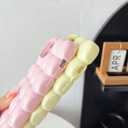 Caseative for iPhone 14 Pro Case,3D Cube Grid Candy Color Soft Phone Case (Yellow)