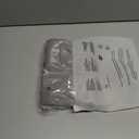 Kitchen Apron, Work Apron, Canvas, Multiple Pockets, Gardening, Painting, BBQ, Artist, Carpenter, Sizes M to XXL, Grey