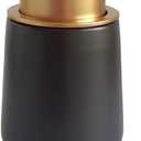 MINIMALIST CERAMIC SOAP DISPENSER (Black), 12oz