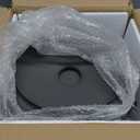 Plow & Hearth 3 Gallon Black Large Ash Bucket with Lid and Wood Handle | 28 Gauge Galvanized Iron Metal | Double Bottom | Tool for Fireplaces Fire Pits Wood Burning Stoves (Black)