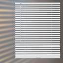 HIDODO Aluminum Mini Blinds for Windows Cordless Horizontal Window Shades for Light Adjustment, Metal Venetian Blinds Waterproof for Bedroom, Bathroom, 30" W x 48" H, White