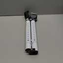 Master Lock White Compact Door Stopper Folding Security Bar, Adjustable from 25-1/2 to 43-1/2 Inches Long for Hinged and Sliding Doors, Door Barricade, Pack of 2, 270EC2