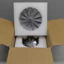 Replacement Blower Fan for 3-21-08639, Combustion Blower Motor, Compatible with Harman P68 P61 P43 P38 XXV Accentra 52i Advance Pellet Stoves, with Double Paddle Fan Blade for 3-20-502221