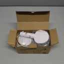 2 Pack Motion Sensor, 180-Degree Replacement Motion Detector, Adjustable Time & Detection Sensitiity Up to 60 Feet Range, 3 Working Modes Pir Motion Sensor for Security Floodlight, White, UL Listed