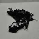 Kaei&Shi Rave Outfits Fishnet, Exotic Strappy Backless, Choker Garter Lingerie (8-10, Black)