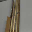 Gold Curtain Rod for Windows 28 to 48 Inch, 5/8 Inch Diameter Heavy Duty Splicing Adjustable Curtain Rods With Brackets, Easy to Install, Suitable for Bedroom, Patio and Outdoor