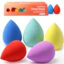 2 x BEAKEY Makeup Sponge Set 5 Pack Micro Porous Low Absorption Soft Latex Free Foundation Beauty Sponges & Blenders for Powder Cream