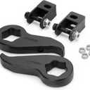 dynofit 1-3" Torsion Keys with Shock Extenders for 2011-2019 Silverado Sierra 2500HD 3500HD, Adjustable 1 to 3 Inch Heavy Duty Solid Leveling Lift Kits