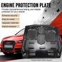 Upgrade Engine Splash Shield Fit for Toyota Sienna 2011-2020 Engine Under Cover Case Guard Front Splash Shields with Screw Hardware