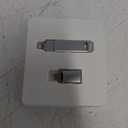 MFi Certified 128GB Photo Stick for iPhone Flash Drive,USB Memory Stick Thumb Drives High Speed USB Stick External Storage Compatible for iPhone/iPad/Android/PC (Silver)