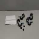 Caster Wheels Set for Blackstone Griddle Stand, 4 Pack Griddle Wheels with Brake for Blackstone 17" & 22" Griddle Stand, 360 Degree Silky Swivel, Grill Accessories for Blackstone