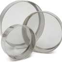 Juvale 3-Piece Fine Mesh Sieve Strainer Set, Stainless Steel Professional Round Flour Sifters for Baking (3 Sizes) - Flour Sifter - Fine Mesh Strainer