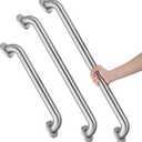 Safety Grab Bars for Toilet, 1.5" Diameter 3 Pack 18" 36" 42"