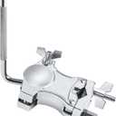 L-Rod Cowbells Cymbal Clamp, Heavy-Duty Cowbell Mount Percussion Holder Extension Arm Clip, 360Rotation Universal Mount for Cowbells, Jam Blocks & Handheld Percussion Instrument Accessories