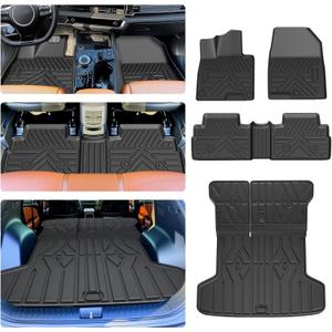 Floor Mats for 2026 Kia Sportage Gas 2023-2025, Full Coverage All Weather Floor Mat Trunk Cargo Liner with Backrest Protectors & for Sportage Accessories (No for Hybrid)