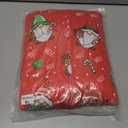 ANGELGGH Family Matching Christmas Onesie, Cute Vacation Xmas Print One Piece Pajamas, Hooded Holiday Sleepwear Nightwear PJs (Red, XL)