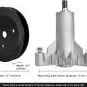 130794 Spindle 153535 Pulley Compatible with Craftsman Mower - Spindle Assembly with Pulley Compatible with Craftsman LT1000 LT2000 DYT4000 42" Deck Tractor, HU, Pou LAN Pro Riding Mower