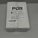 PUR Plus Vertical Faucet-Mount Water Filtration System, Lead-Reducing Filter, Easy Installation, 100-Gallon Capacity, Compatible with External Aerators, Grey