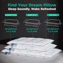 Three Geese Ultra Thin Flat Goose Down Feather Pillows for Sleeping Standard Size, 2.5" Height, 100% Cotton Cover, Ultra Slim Hotel Collection Bed Pillow for Stomach, Back Sleeper, 18x26 in.