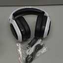 Ozeino 2.4GHz Wireless Gaming Headset for PC, Ps5, Ps4 - Lossless Audio USB & Type-C Ultra Stable Gaming Headphones with Flip Microphone, 40-Hr Battery Gamer Headset for Switch, Laptop, Mobile, Mac (Black and White)