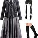 Black costume girls dress for Kids Black Family Costumes Halloween costumes girls Party Dress 4-13Y