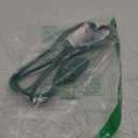 PLUGTUL Indoor Green Extension Cord 6 Feet, 3-Outlet Household Extension Cord, 2 Prong, 16 Gauge, 3 Polarized Outlets with Safety Cap Protect for Home Office, 16/2 SPT-2 ETL Listed