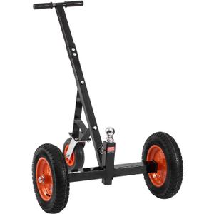 VEVOR Trailer Dolly, 1000lbs Tongue Weight Capacity, Carbon Steel Trailer Mover with 16.7 inch and 22 inch Height Adjustable Trailer Dolly, 2 inch Ball, 14 inch Pneumatic Tires, for Moving RV Trailer