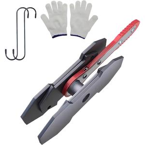 Brake Caliper Compression Tool, 360 Adjustable Disc Brake Pad Spreader, Automotive Universal Caliper Piston Compressor Tool with 2PCS External Large Steel Plates