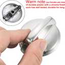 Gejoy WB03T10325 Knobs Burner Control Knobs Compatible with General Electric GE Range Cooktop 2691864 PS3510510(6 Packs)