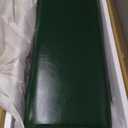 Shoe Bench, Entryway Bench with Leather Cushion, Solid Wood Shoe Rack, Mid Century Modern Bench, Shoe Storage, Shoe Organizer for Entryway (Green, 31.5" W)