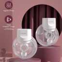 Momcozy Hands-Free Breast Pump S12 Pro, Wearable & Portable Pump with Soft DoubleFit Flange, 3 Modes | 9 Levels Double Electric Pump, Smart Display, 24mm, 2 Count, Cozy Crystal White