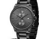 Stylish Stainless Steel Chronograph Watches for Men with a Hefty, Solid-Built Feel — Waterproof Quartz Men's Watches with Auto Date & Second Subdials, Refined Gifts for Men, Boyfriend, Husband, Dad