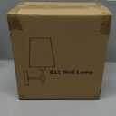 Battery Operated Wall Sconces Set of 2, Rechargeable Gold Wall Sconce with Remote Control, 12 Colors RGB Magnetic Bulb, Wireless Battery Wall Lamp for Bedroom Living Room Hallway (14 inch B11)