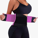 VENUZOR Waist Trainer Belt for Women - Waist Cincher Trimmer - Slimming Body Shaper Belt - Sport Girdle Belt (UP Graded), Purple, XXL