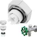 RAWILL VACVBKX1B Vacuum Breaker Replacement Kit,Heavy Duty Metal Anti Siphon Valve Repair Kit for Traditional Anti-Siphon Frost Free Sillcock Valves.