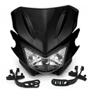 AnXin Dirt Bike LED Headlight,Motorcycle Head Light Universal for KLX300 KX250 KLX140 KLX230R KLX300R KLX110 KX125 KX450F KX250F KDX200 Dirt Pit Bike Supermoto Black