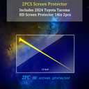 (2PCS) HD 2024 Tacoma Screen Protector 14Inch 2025 Tacoma Limited TRD Pro Protective Film 2024 Tacoma Accessories Tempered Glass