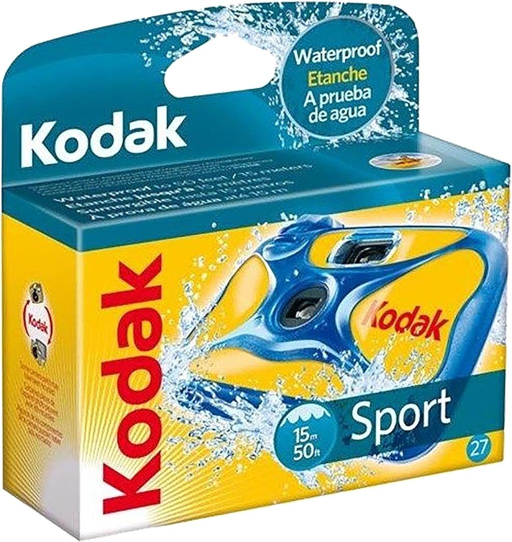 Kodak Sport Underwater Waterproof 800 ISO 35mm Single Use Camera