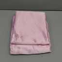Vonty Satin Sheets Twin Silky Soft Satin Bed Sheets Pink Sheet Set, 1 Deep Pocket Fitted Sheet + 1 Flat Sheet + 1 Pillowcases