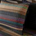 Madison Park Daybed Coverlet Set, Double Sided Quilting Stripes Multi, 6pc