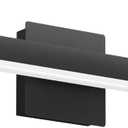 Aipsun 31.5in/26W Modern Black Vanity Light LED Black Bathroom Vanity Light Fixtures Black Wall Light for Bathroom (White Light 6000K)