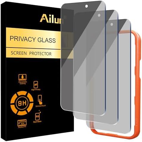 Ailun 2 Pack Privacy Screen Protector for iPhone 16 Pro Max [6.9 inch], Anti Spy Private Tempered Glass Anti-Scratch Case Friendly