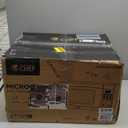 COMMERCIAL CHEF 1.4 Cubic Foot Microwave with 10 Power Levels, Small Microwave with Push Button, 1100 Watt Microwave with Digital Control Panels, Countertop Microwave with Timer, Stainless Steel