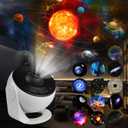 Leaxmiour Star Projector Galaxy Light, 13 Film Discs Planetarium Galaxy Projectors for Bedroom,360Rotating Space Night Light Projector with Timer, HD Ceiling Starry Lighting for Kids' Rooms