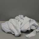 Adult Gandalf Cosplay Costume Gandalf Wizard Robe Cloak Robe Hooded Cloak Outfits for Halloween Carnival Party (Large, White)