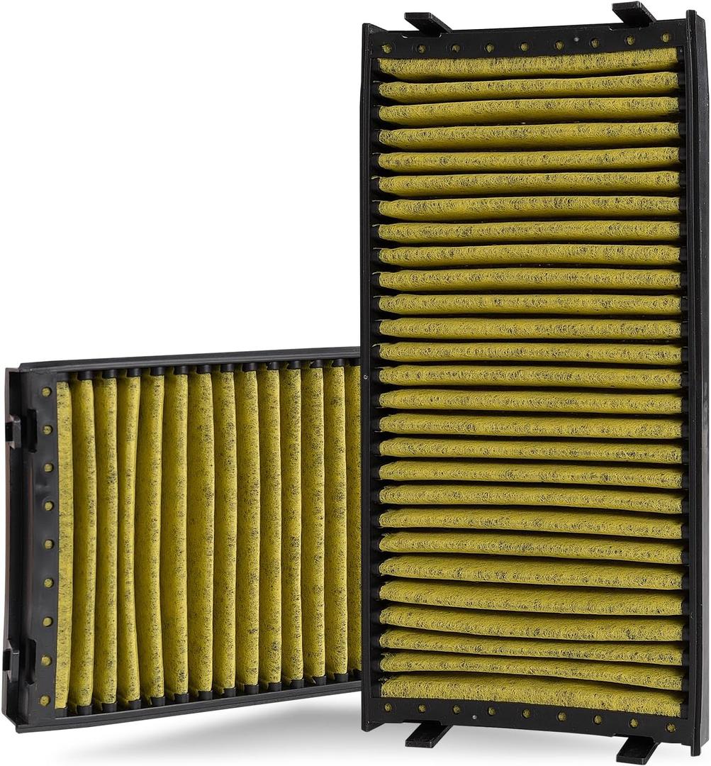 2PCS 64119248294 CF10936 Cabin Air Filter For BMW X5 2.0L L4(2016-18), 3.0L L6(2007-18), 4.4L V8(2010-18), 4.8L V8(2007-10); X6 3.0L L6(2008-19), 4.4L V8(2008-19); CUK 2941-2 64116945594 2.0 3.0 4.4 L