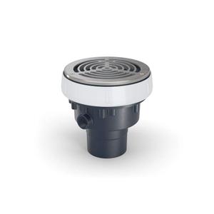 EZ-PV2-R6-SS - EZ PVC Slab on Grade Drain with 6" Stainless Steel Strainer and 2" x 3" Outlet