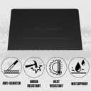 A & UTV PRO Cargo Bed Mats Liner for Kawasaki Mule PRO-FX/FXR/FXT 2015-2023, Rubber Rear Back Cargo Liner All Weather TPE Protection for Mule PRO-FXR 1000 LE 2024 Accessories, 1PC