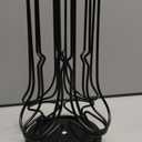 FlagShip Vertuo Pod Holder Coffee Pod Carousel Stand Storage for Nespresso Vertuoline, Small Size 360-Degree Rotation Wire Metal Black (20 Pods Capacity)