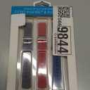 WITHit Designer Silicone Replacement Band for Fitbit Inspire, Inspire HR, or Inspire 2, 3-Pack, Bluestone, Coral and Light Gray  Secure, Adjustable, Fitbit Watch Band Replacement, Fits Most Wrists